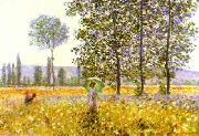 Claude Monet Fields in Spring oil painting picture wholesale